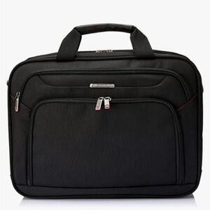 Samsonite luggage 3 Toploader Briefcase,, Polyester, Black, black [COPY] [COPY]
